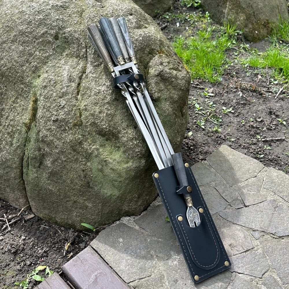 Набір шампурів у чохлі Хижак Lux-10-1