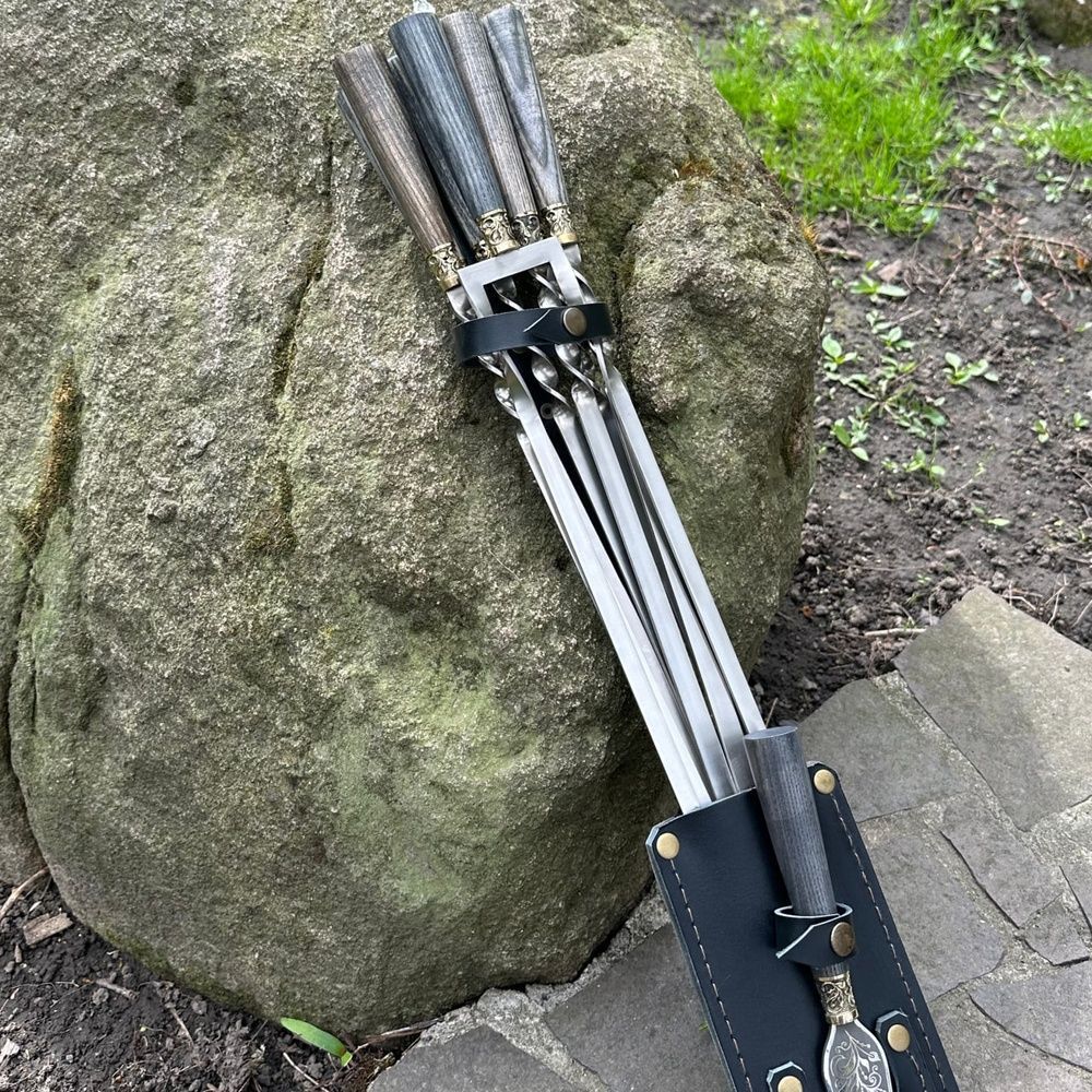 Набір шампурів у чохлі Хижак Lux-10-1