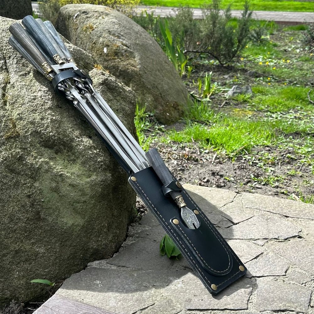 Набір шампурів у чохлі Хижак Lux-10-1
