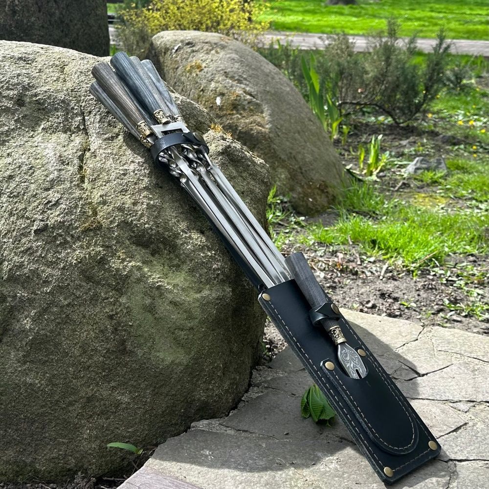 Набір шампурів у чохлі Хижак Lux-10-1