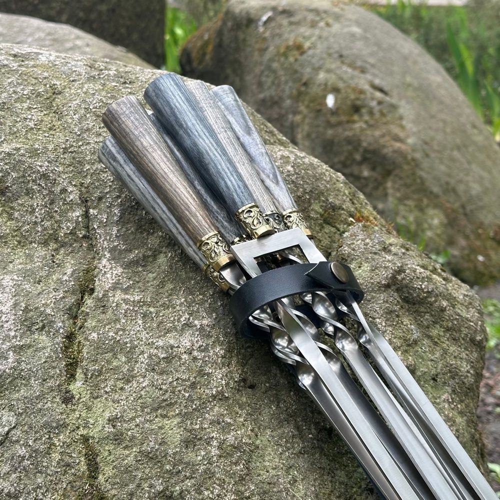 Набір шампурів у чохлі Хижак Lux-10-1