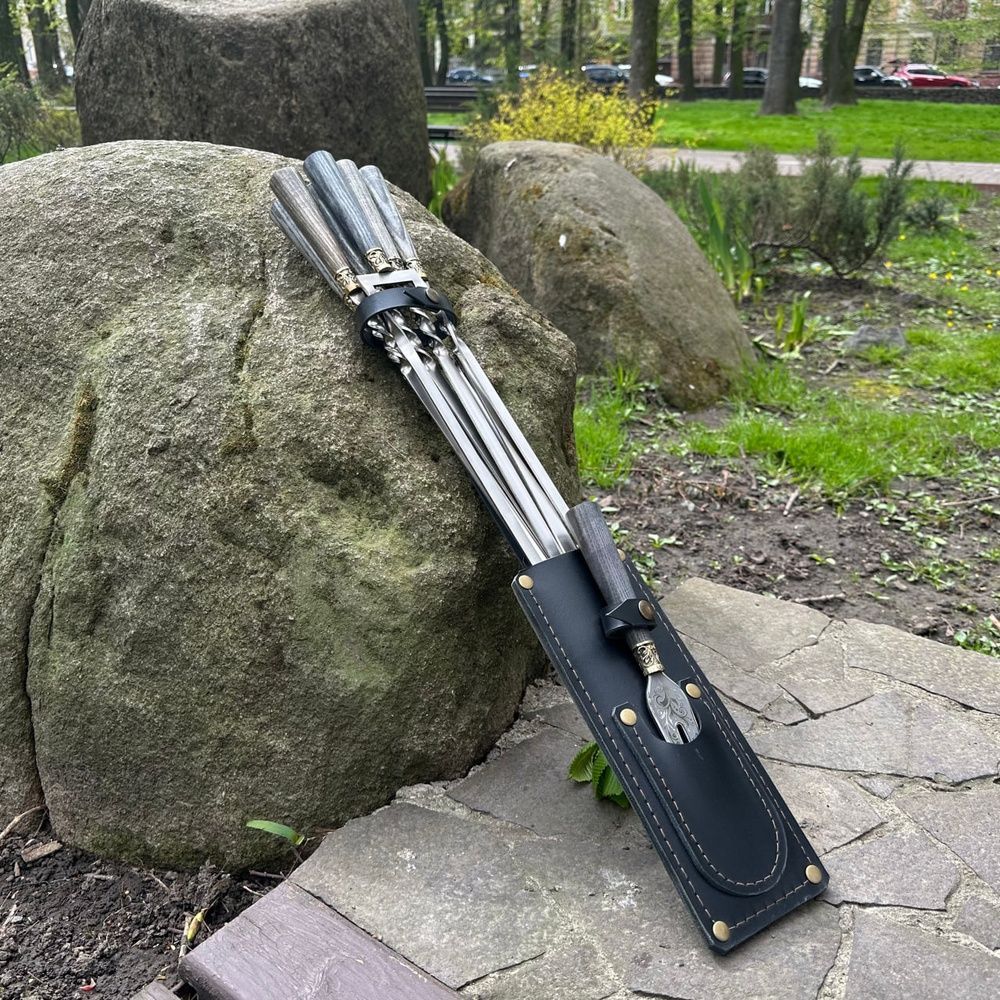 Набір шампурів у чохлі Хижак Lux-10-1