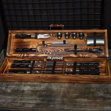 Набір шампурів у кейсі Blackwood set №6