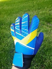 Вратарские перчатки детские Latex Foam Blue, Синий, 5