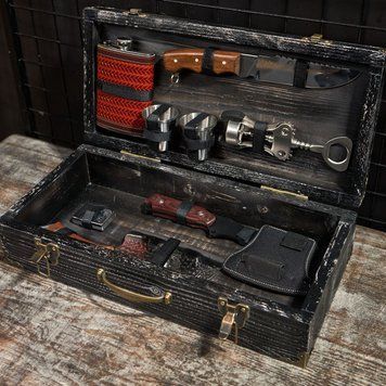 Подарочный набор для пикника Profi_Ml_Box. Подарок для мужа