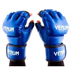 Перчатки шингарты Venum MMA, Синий, L