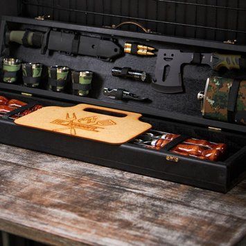 Набір шампурів у кейсі Blackwood №8. Шашличний набір. Подарунок чоловікові