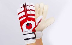 Перчатки вратарские с защитными вставками на пальцы UHLSPORT, Красный, 8