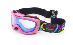 Очки горнолыжные детские LEGEND LG7051, Розовый