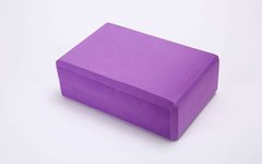 Йога-блок EVA 23х15,5х8 см, Фиолетовый