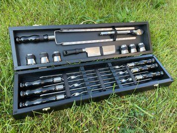 Набір шампурів у кейсі Grill Box 9 S. Шашличний набір. Подарунок чоловікові