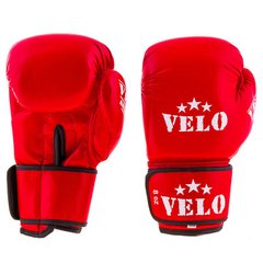 Боксерские перчатки Velo Ahsan Star 8-12oz красный