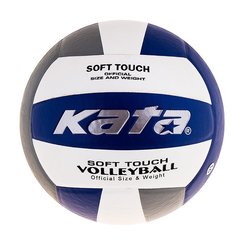 Мяч волейбольный Kata PU, сине-серый, стандарт